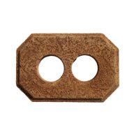   Ajzat- Sarkított kettes aljzat- 25x17x2,5cm- Kültér és beltér (4.)