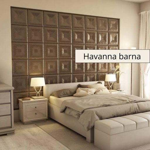 Lastarria 3D falpanel 40x40cm - Havanna barna