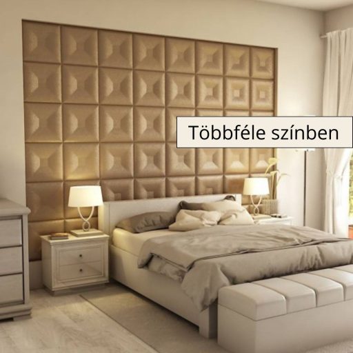 Lastarria 3D falpanel 40x40cm - Salsa arany