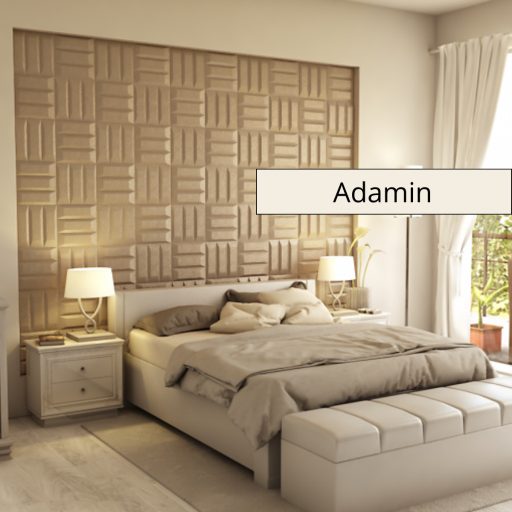 Literole 3D falpanel 60x60cm - Adamin