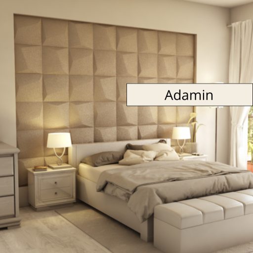 Mezolit 3D falpanel 40x40cm - Adamin