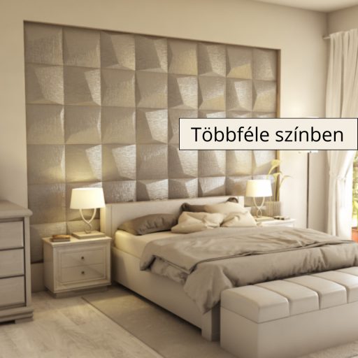 Mezolit 3D falpanel 40x40cm - Salsa arany