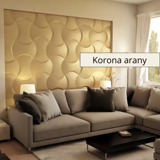Monte 3D falpanel 60x42,5cm - többféle színben