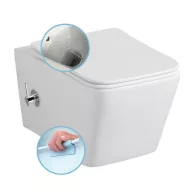   Sapho Porto fali rimless WC, bidézuhannyal 360x530 mm (PZ102RX)