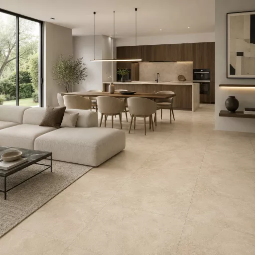 Leccesse Almond rettifikált padlóburkolat 61x61 cm 1,49m2/doboz