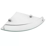 Sapho Rumba üveg sarokpolc 250x42x250 mm (RB115)