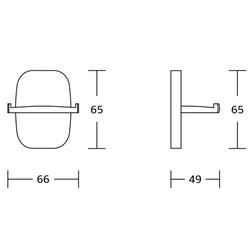 Sapho Rumba dupla fogas króm (RB123)