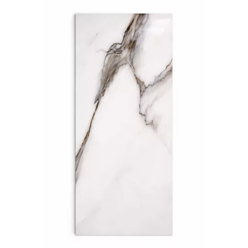 Beltéri SPC falpanel 2800x1200x3 mm- Fehér-szürke márvány mintával