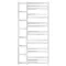 Enix Tales fehér radiátor 600x1195mm TS-612 (SKU-002591)
