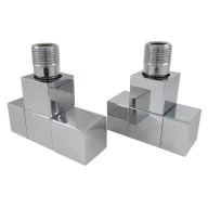Enix Square szelep radiátorhoz- króm (SKU-002699)