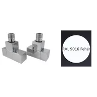 Enix Square szelep radiátorhoz- fehér (SKU-002700)