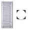 Enix Baron fehér radiátor 400x944mm BAR-409 (SKU-002715)