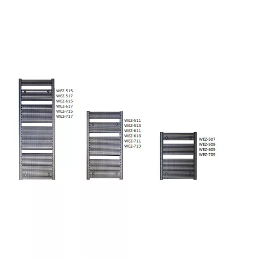 Enix Wezyr fehér radiátor 500x1322mm WEZ-513 (SKU-002746)