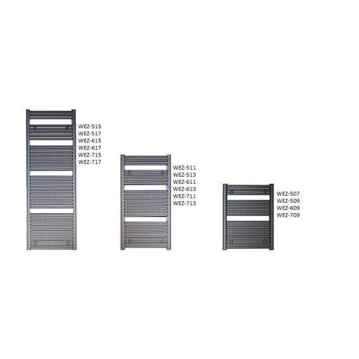 Enix Wezyr fehér radiátor 750x1490mm WEZ-715 (SKU-002769)