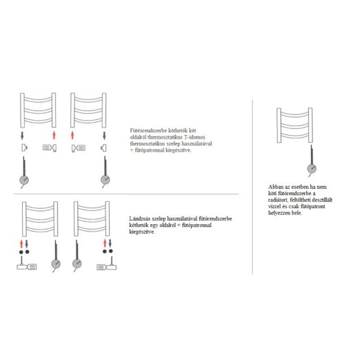 Enix Arrow fehér radiátor 750x1741mm AR-717 (SKU-002787)