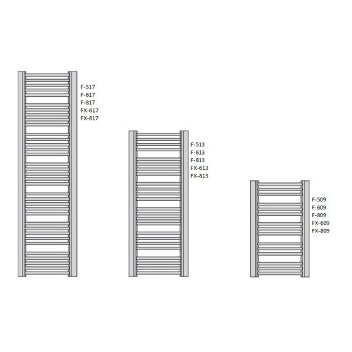 Enix Focus Radiátor színes 595x1742mm FX-617 (SKU-002871)