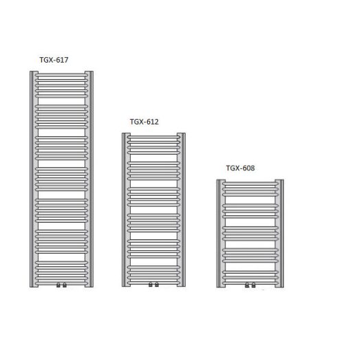 Enix Tango Radiátor fehér 606x1742mm TGX-617 (SKU-002893)
