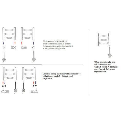 Enix Quatro színes radiátor 595x1325mm QX-613 (SKU-2026)