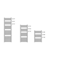 Enix Loko fehér radiátor 450x1573mm LK-515 (SKU-2029)