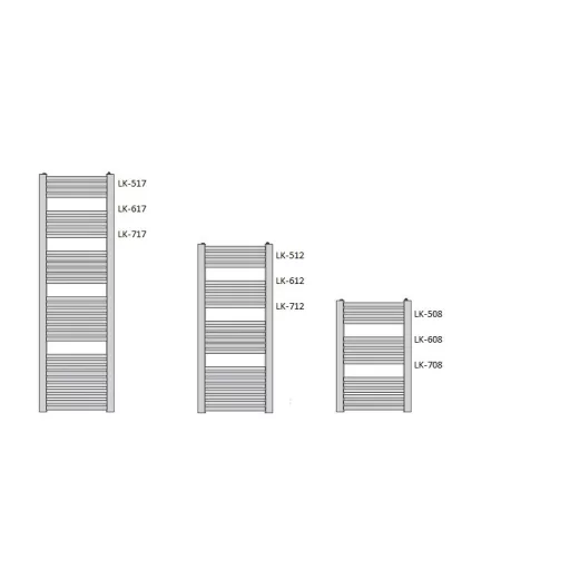 Enix Loko fehér radiátor 650x1573mm LK-715 (SKU-2043)