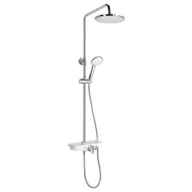   Sapho AQUALINE MARCO zuhanyoszlop zuhanyszettel, 800-1150mm, fehér (SL100)