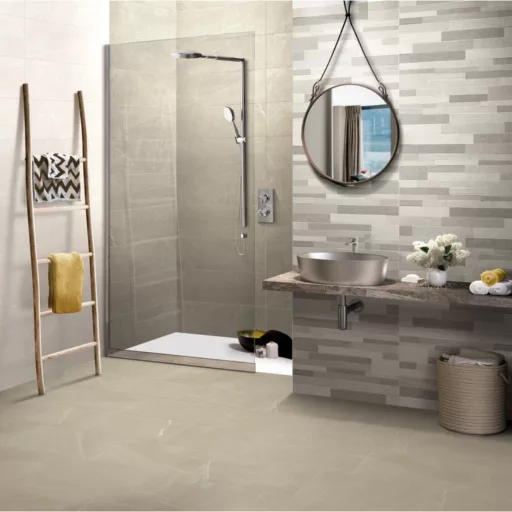 Savoia Mystone Beige Scuro falburkoló 25x75 cm (SMSER06)