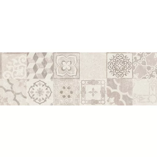 Savoia Mystone Cementina Beige dekor falburkoló 25x75 cm (SMSER07)