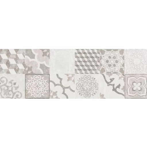 Savoia Mystone Cementina Grigio dekor falburkoló 25x75 cm (SMSER08)