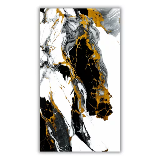 Beltéri SPC falpanel 2800x1220x4 mm- Black Gold Calacatta