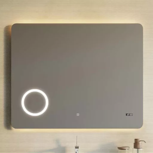 Savinidue inteligens tükör LED téglalap alakú 100x70 cm (SPR206)