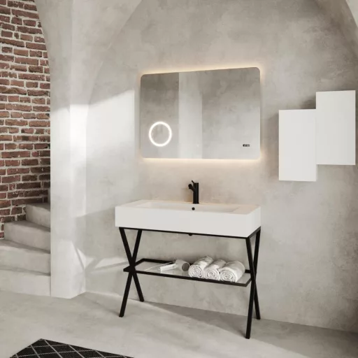 Savinidue inteligens tükör LED téglalap alakú 100x70 cm (SPR206)