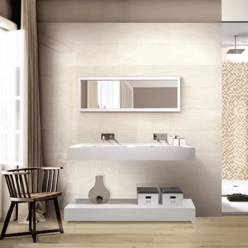 Savoia Trani Beige falburkoló 25x60 cm (STRAR02)