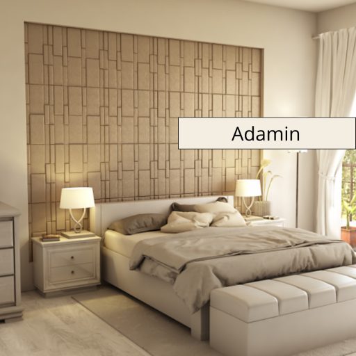 Sabre 3D falpanel 60x60cm - Adamin