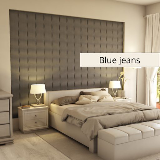 Salta 3D falpanel 40x40cm - Blue jeans