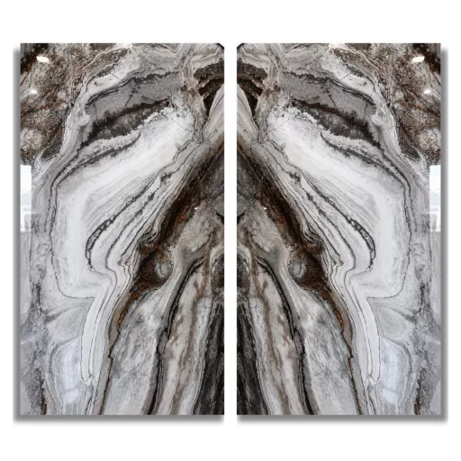 Beltéri SPC falpanel 2800x1200x4 mm-Royal Bookmatch Marble