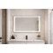 Floating Mirror Aura 80x60 cm fekvő fali tükör led világítással