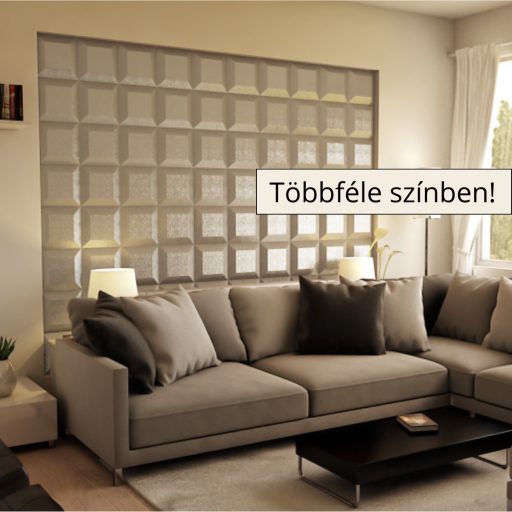 Tuputango 3D falpanel 30x30cm - Franciakrém