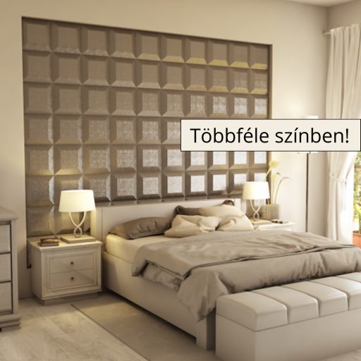 Tuputango 3D falpanel 30x30cm - Havanna barna