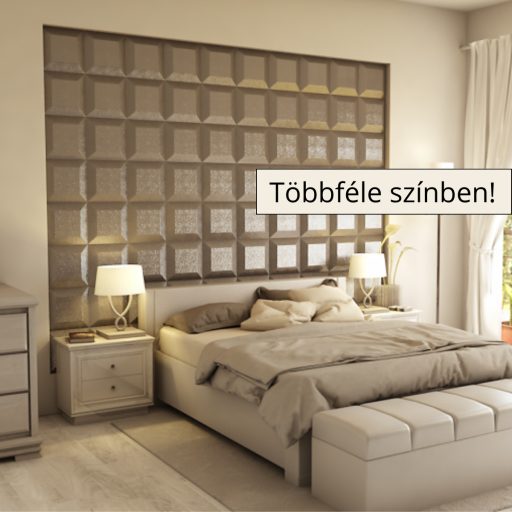 Tuputango 3D falpanel 30x30cm - Korona arany