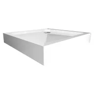 Wellis Szögletes magas zuhanytálca 80x80x15