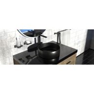 Wellis Rose Black Matt fekete mosdókagyló