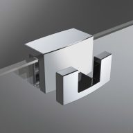 Akasztós törölközőtartó króm