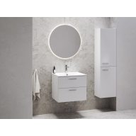   Chrome II SB 39 magasszekrény jobb, fehér, króm fogantyúval 152 mm