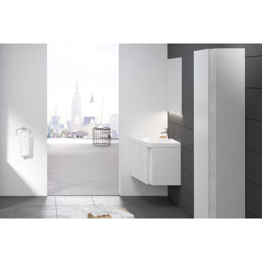 10° SD 65 fürdőszobai szekrény mosdó, sötét dió, bal