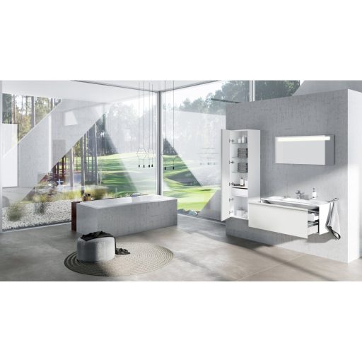 Ravak Clear SB magas osztott faliszekrény fehér/fehér balos