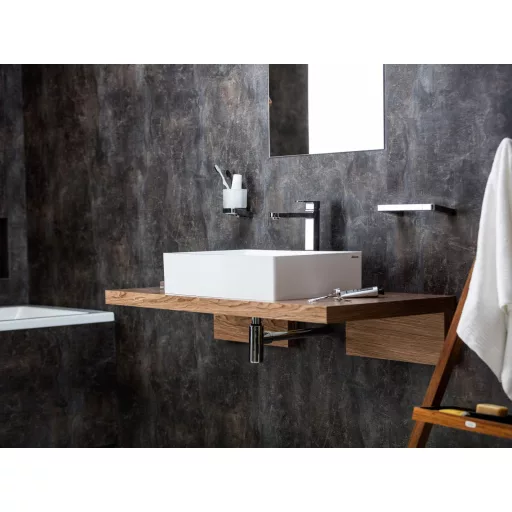 Mosdópult L 80 sötét dió