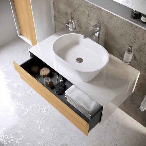 Step SD 100 fehér/tölgy