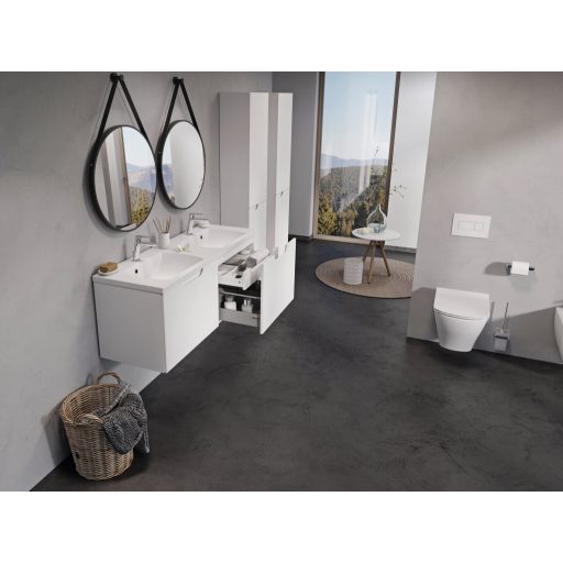 Classic II SD 130 szekrény duplamosdó alá (fehér/fehér)