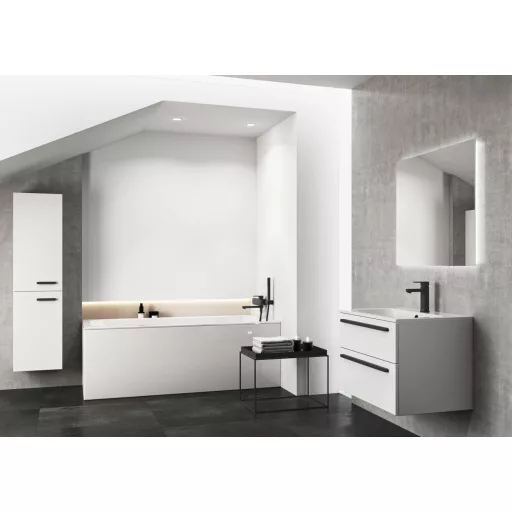 Oldallap MDF 75 B fehér