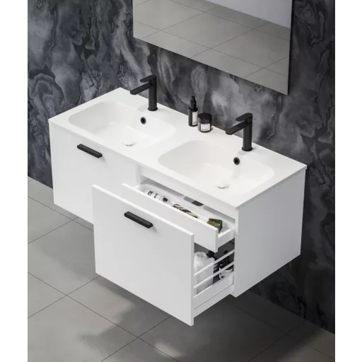 Chrome II SD 120 fehér, fekete fogantyúval 152 mm